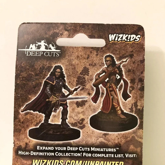 Pathfinder Battles Human Female Bard  HD Unpainted Miniatures Deep Cuts - Picture 6 of 12